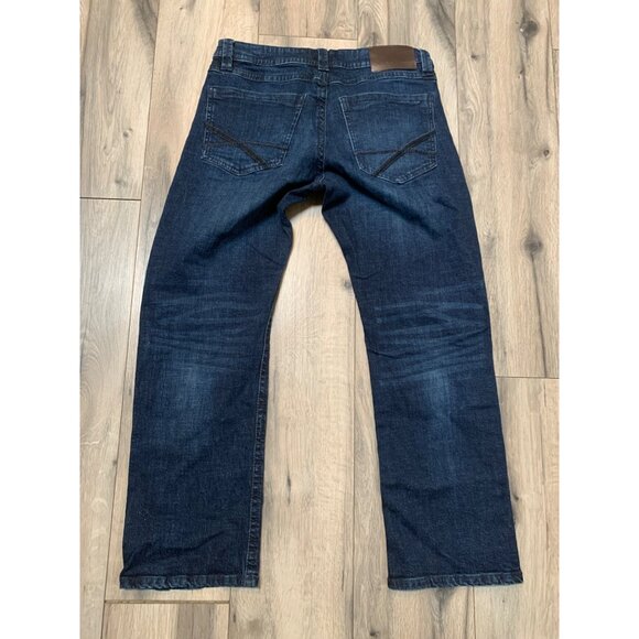 TK Axel Mens W32 L30 Slim Boot Blue Denim Jeans - Picture 4 of 5